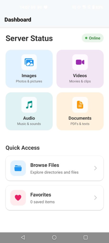 Futon Server - Android App